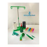 Dm Dikişmarket Ev Tipi Dikiş Makinaları Uyumlu Yağ,Dikiş İpi,Çardak,Masura,Mezura,İlik Sökücü,Çıt Makas Set1