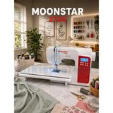 dm dikişmarket Ev Tipi Elektronik Düz Dikiş Makinesi Moonstar 200 Desen / Model 2720 UZATMA TABLALI - kablolu