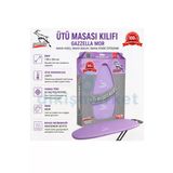 Dm Dikişmarket Gazzella Keçeli Ütü Masası Kılıf Bezi 50X135 Mor Ütü Bezi-Gazella Teflon