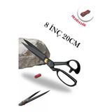 Dm Dikişmarket Hard Steel Marka Kumaş Kot Kesim Profesyonel Terzi Makası 8 İnç 20Cm