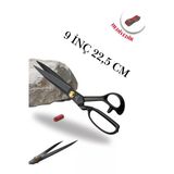 Dm Dikişmarket Hard Steel Marka Kumaş Kot Kesim Profesyonel Terzi Makası 9 İnç 22,5Cm
