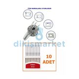 Dm Dikişmarket Janome,Singer Uyumlu Ev Tipi Dikiş İğnesi 14 No 1 Paket (10 Adet Bulunur) 14 Numara