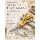 Dm Dikişmarket Kumaş Kot Deri Kesim Profesyonel Terzi Makası - ALTIN