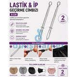 dm dikişmarket Lastik & İp Geçirme Cımbızı 8 CM | 2 Adet | Pratik ve Kullanışlı - lastik geçirme