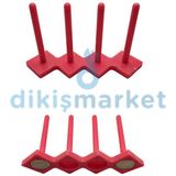 dm dikişmarket Mıknatıslı Masura Koyma Aparatı Sanayi Tipi Makinalara Uygundur - 4lü masuralık