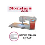 dm dikişmarket Moonstar 200 Desenli Ev Tipi Elektronik Dikiş Ve Piko Makinesi UZATMA TABLALI / Model 2720