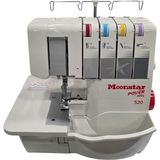 dm dikişmarket Moonstar 520 Ev Tipi 2-3-4 İplik Overlok Makinası Çok Fonksiyonlu Profesyonel Dikiş Makinası - 520 OVERLOK
