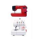 Dm Dikişmarket Moonstar Ev Tipi Dikiş Makinaları 2Li Set 60 Desen-Overlok