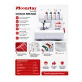Dm Dikişmarket Moonstar Overlok Model 320 Dikiş Makinesi 3-4 Iplik Beyaz