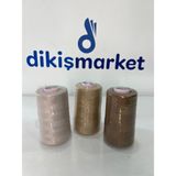 dm dikişmarket Oltalı 120 numara Dikiş İp Seti (3lü kahverengi tonları) - 3lükahveli