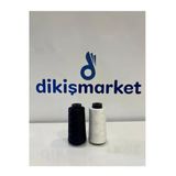 Dm Dikişmarket Overlok Makinası Kullananlar İçin 5000Mt Siyah/Beyaz Siyah / Beyaz Overlok