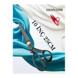 Dm Dikişmarket Pin Kumaş Kot Kesim Profesyonel Terzi Makası 10 İnç 25Cm
