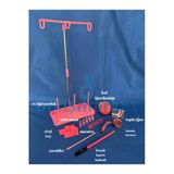 Dm Dikişmarket Pratik Dikiş Setleri (Çardak, Kumaş Mandalı, Mezura ,İşaret Kalemi, İğnedanlık, Çuvaldız,Toplu İğne) Pembe