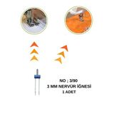 Dm Dikişmarket Singer Zetina Bindallı Kiwi Dikiş Makinası Çift Iğne 3Mm 3 Mm