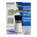 DM DURMİTTA Özdede Shop TUZ DEĞİRMENİ ve ÇANKIRI KAYA TUZU (GRANÜL) 3 kg