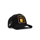 DM Logolu Siyah Trucker Şapka