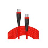 DM SL019 65W 3A Type-C to Type-C Kırmızı 2 mt Hızlı Şarj ve Data Kablosu