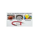 DMAX 4587 Pompa İğne Seti 5 Parça - Top Şişirme İğnesi, Bisiklet ve Balon Hortumlu Adaptör Seti