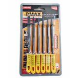 Dmax 6 Parça Mini Eğe Seti – Düz, Yuvarlak, Yarı Dairesel, Kare, Üçgen ve Oval Eğe Çeşitleri | Hassas Metal, Ahşap ve Plastik İşçiliği İçin El Aletleri | Zanaat ve Modelleme İçin Uygun