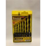 Dmax Ahşap Matkap Uç Seti 8 Parça Organizerli Profesyonel Matkap Ucu - yok - Gri