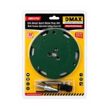 DMAX Ayarlı Daire Delme Panç Seti 50-130 mm 3 Bıçaklı Çok Amaçlı Delik Açma Aparatı Ahşap Alçıpan PVC Plastik Kesme Seti