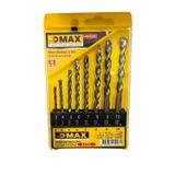 Dmax Beton Matkap Uç Seti, 8 Parça, 3-10 mm, Profesyonel El Aletleri