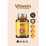 DMAX D-max Vitamin D3k2 Vitamin C Içerikli 30 Adet Soft Jel Kapsül Yüksek Emilim Düzeyine Sahip Formül