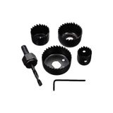DMAX DMX-4127 ( 6PCS ) BUAT AÇMA PANÇ SETİ ( 32-38-44-54MM & 3/8 HEX & ANAHTAR ) ( METAL &am