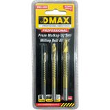Dmax Freze Matkap Uç Seti 3 Parça