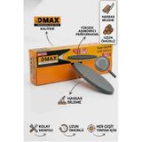 Dmax İnce Oval Bıçak Makas Tırpan Bileme Taşı 22 Cm