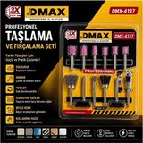 Dmax Profesyonel Taşlama ve Fırçalama Seti 10 Parça – Metal Taşlama Taşı ve Tel Fırça Uç Seti Mini Matkap / Gravür Makinesi Uyumlu