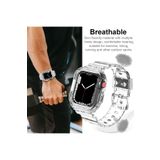 Dmay Apple Watch Ultra - 49MM Uyumlu 2in1 Tam Koruma Silikon Kordon Kılıf
