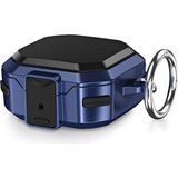 Dmay Samsung Galaxy Buds 2 - Galaxy Buds Pro Uyumlu Kılıf Darbeye Dayanıklı Sert Koruyucu - Lacivert