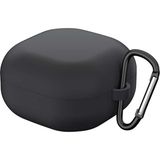 Dmay Samsung Galaxy Buds 4 Kulaklık Uyumlu Mat Silikon Kılıf+Kanca - Haki