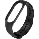 Dmay Xiaomi Mi Band 5 Akıllı Bileklik Uyumlu Silikon Kordon - Siyah