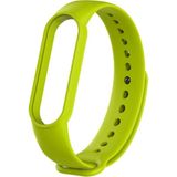 Dmay Xiaomi Mi Band 6 Akıllı Bileklik Uyumlu Silikon Kordon - Yeşil