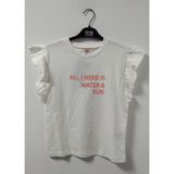 DMB BOYS & GIRLS Kız Çocuk T-Shirt 8-13 Yaş Ekru - 13 - 14 Yaş