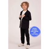DMB BOYS & GIRLS Premium Erkek Çocuk 3'lü Keten Takım Elbise Bayramlık, Düğün, Özel Günler