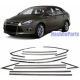 Dmb Ford Focus 3 Hb Parlak Siyah Cam Çerçeve Çıtası 2012-2015 Arası