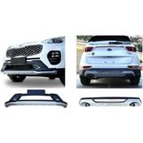 Dmb Kia Sportage Ön ve Arka Koruma Difüzör Çift Çıkış Egzoz 2016-2018 Makyajsız Kasa Uyumlu