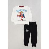 Dmb Kids M4982 Beyaz Erkek Çocuk Eşofman Takım- 5/6 Yaş