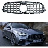 Dmb Mercedes W213 Gtr Ön Panjur Izgara Seti Krom-Siyah 2021 Sonrası