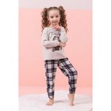 Dmb Mojo Kız Çocuk 4-8 Yaş Dream Desenli Pijama Takımı 6277 Bej - 7 - 8 Yaş