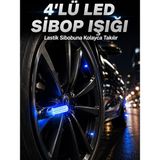 DMC 4'lü Araç Sibop LED Işığı Otomatik Açılan Lastik Işığı Seti - Bayi Depom