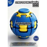 DMC Bas Çevir Döndür Mekanik Fidget Oyuncak – Dönüşebilen Stres Topu ve Puzzle Çarkı Karışık Renk - 2 Adet