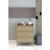 DMC Home Modern Şifonyer Lefkas Meşe 93x70x45 - %100 Mdf