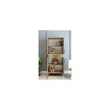 Dmc Home Nova %100 MDF 4 Kapaklı 1 Çekmeceli Çok Amaçlı Dolap 175x70x37 | Mutfak Dolabı | Banyo Dolabı | Balkon Dolabı | Kiler Dolabı | Safir Meşe - Ahşap