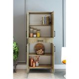 DMC Home Rivoli Çok Amaçlı Erzak Dolabı Kiler - 175x70x37 - %100 Mdf