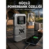 DMC LED Işıklı Akü Takviye ve Lastik Şişirme Cihazı - Bayi Depom