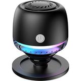 DMC M99 Magsafe Uyumlu Rgb Işıklı Bluetooth Hoparlör - Mıknatıslı Mini Ses Bombası - Siyah